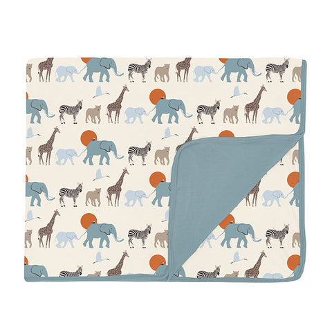 KicKee Pants Toddler Blanket - Natural Just So Animals-BTB3-9-H-F24D1A-NJSA-Pumpkin Pie Kids Canada