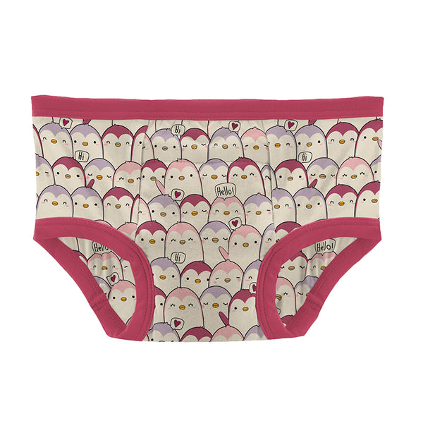 KicKee Pants Training Pants - Baby Rose Penguins-TP68-F26D2D-BRP 23-Pumpkin Pie Kids Canada