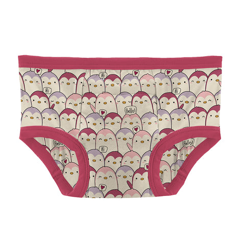 KicKee Pants Training Pants - Baby Rose Penguins-TP68-F26D2D-BRP 23-Pumpkin Pie Kids Canada
