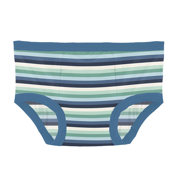 KicKee Pants Training Pants - Denim Stripe-Pumpkin Pie Kids Canada