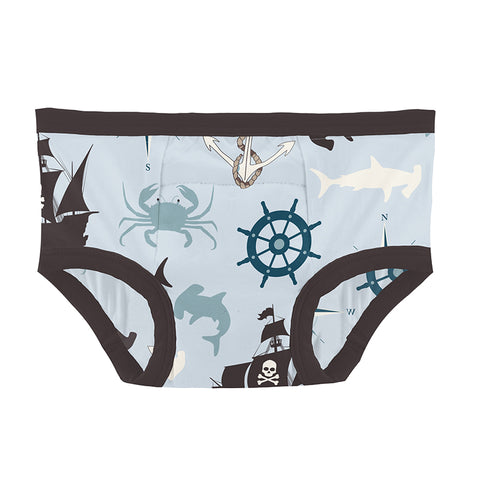 KicKee Pants Training Pants - Illusion Blue Pirate Adventure-Pumpkin Pie Kids Canada