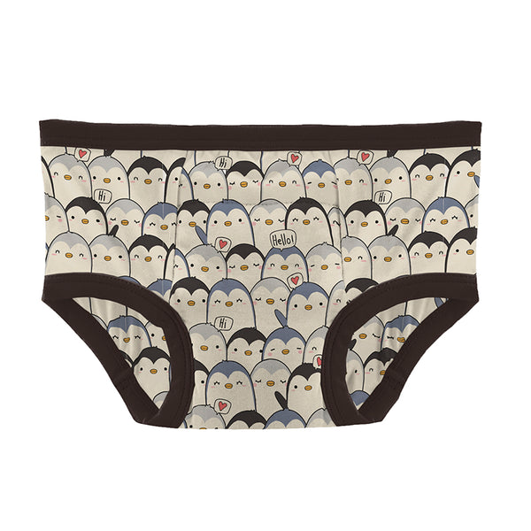 KicKee Pants Training Pants - Moonlight Penguins-TP68-F26D2D-MOOP 23-Pumpkin Pie Kids Canada