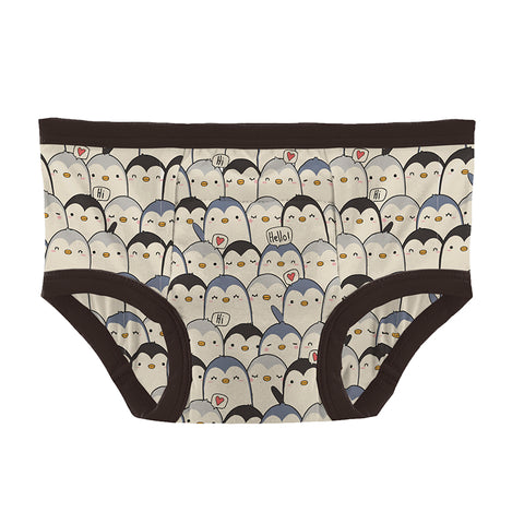 KicKee Pants Training Pants - Moonlight Penguins-TP68-F26D2D-MOOP 23-Pumpkin Pie Kids Canada