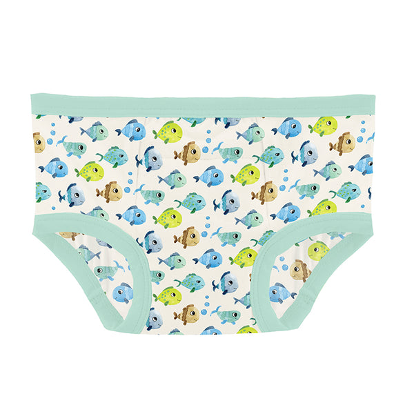 KicKee Pants Training Pants - Natural Fishies-TP68-S26D3D-NFH 23-Pumpkin Pie Kids Canada