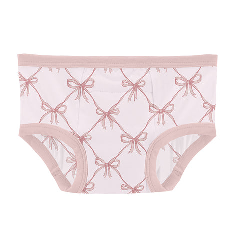 KicKee Pants Training Pants - Shrinking Violet Bow Lattice-Pumpkin Pie Kids Canada