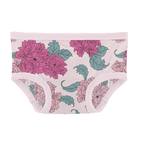 KicKee Pants Training Pants - Shrinking Violet Peonies-Pumpkin Pie Kids Canada