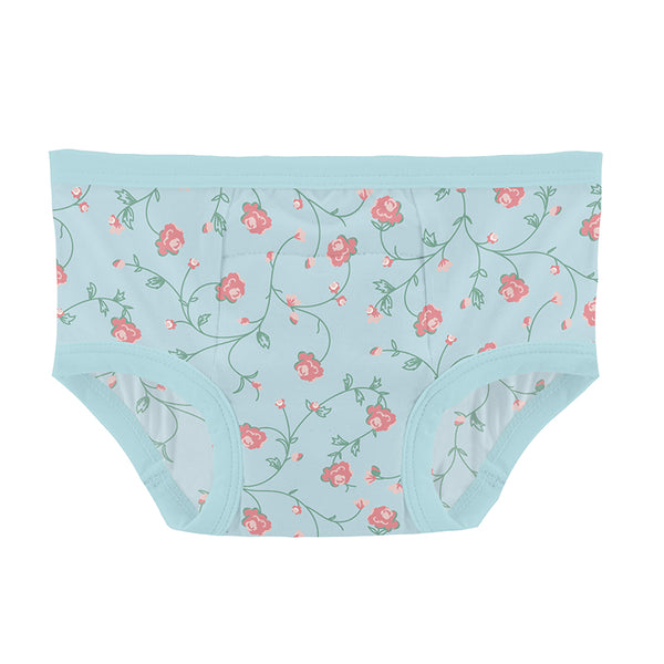 KicKee Pants Training Pants - Spring Sky Floral Vines-TP68-S26D3D-SFV 23-Pumpkin Pie Kids Canada