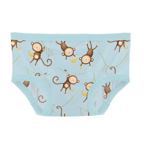 KicKee Pants Training Pants - Spring Sky Monkeys & Bananas-TP68-S26D3D-SMKB 23-Pumpkin Pie Kids Canada