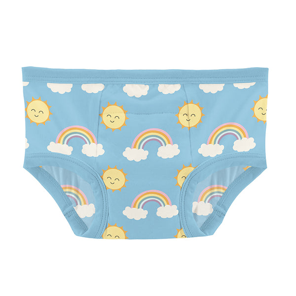 KicKee Pants Training Pants - Sunshine & Rainbows-Pumpkin Pie Kids Canada