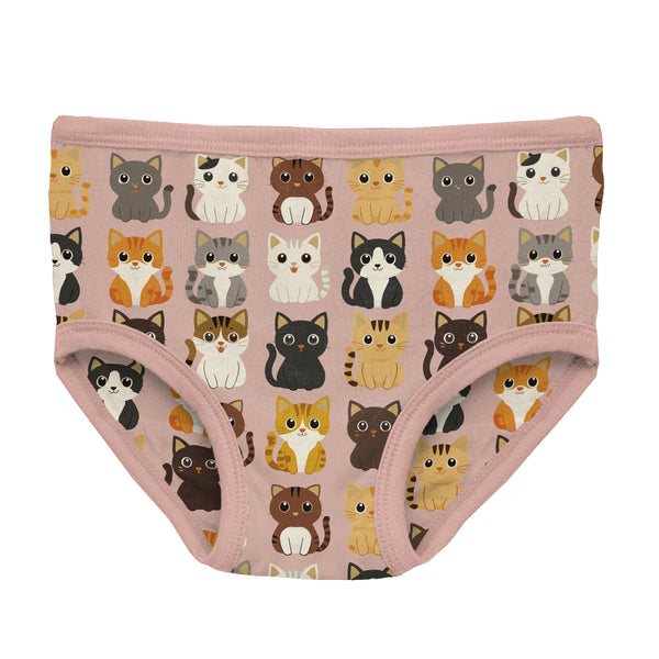 KicKee Pants Underwear - Baby Rose Cats-GU03-F26D1D-BRC 23-Pumpkin Pie Kids Canada
