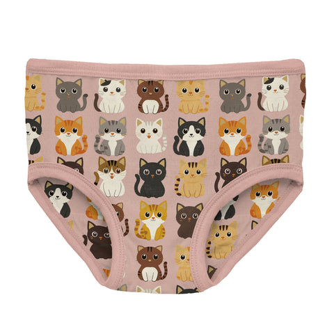KicKee Pants Underwear - Baby Rose Cats-GU03-F26D1D-BRC 23-Pumpkin Pie Kids Canada
