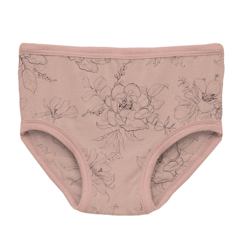 KicKee Pants Underwear - Baby Rose Pencil Floral-GU03-F26D1D-RPF XS-Pumpkin Pie Kids Canada