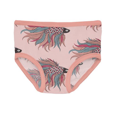 KicKee Pants Underwear - Baby Rose Rainbow Fish-GU03-3-F24D3A-BRFI 23-Pumpkin Pie Kids Canada