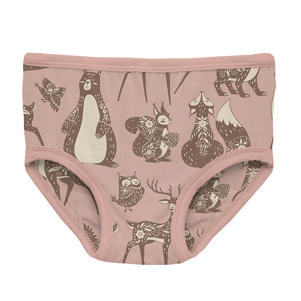 KicKee Pants Underwear - Baby Rose Scandinavian Animals-GU03-F26D2D-BSA 34-Pumpkin Pie Kids Canada