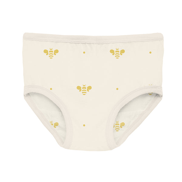 KicKee Pants Underwear - Gold Bees-Pumpkin Pie Kids Canada