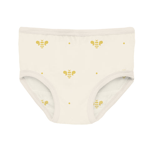 KicKee Pants Underwear - Gold Bees-Pumpkin Pie Kids Canada