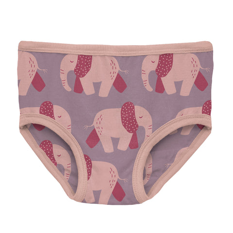 KicKee Pants Underwear - Lavender Pink Elephants-GU03-F26D1D-PPP 23-Pumpkin Pie Kids Canada