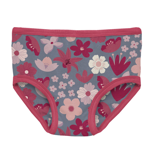 KicKee Pants Underwear - Moonlight Picture Day Floral-GU03-F26D1D-MPF 23-Pumpkin Pie Kids Canada