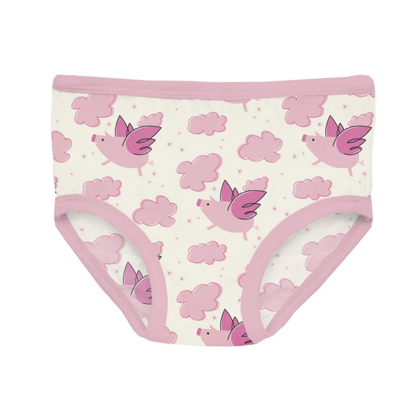 KicKee Pants Underwear - Natural Flying Pigs-Pumpkin Pie Kids Canada