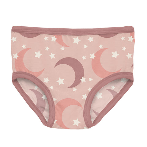 KicKee Pants Underwear - Peach Blossom Moon and Stars-GU03-YRC-PBMS-S XS-Pumpkin Pie Kids Canada