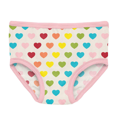 KicKee Pants Underwear - Rainbow Hearts-Pumpkin Pie Kids Canada