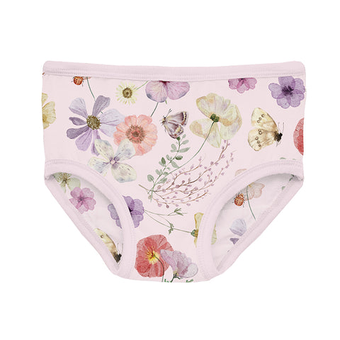 KicKee Pants Underwear - Shrinking Violet Pressed Flowers-Pumpkin Pie Kids Canada