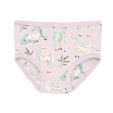 KicKee Pants Underwear - Shrinking Violet Sleeping Unicorns-Pumpkin Pie Kids Canada