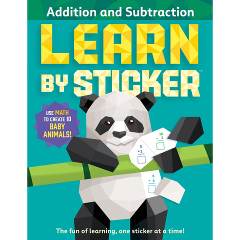 Learn By Sticker Book - Addition & Subtraction-Pumpkin Pie Kids Canada