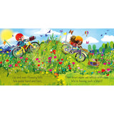Let's Go On Bicycle Board Book-9781916790346-Pumpkin Pie Kids Canada
