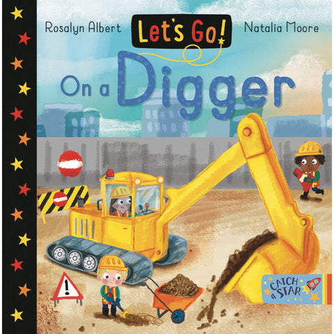 Let's Go On a Digger Board Book-9781913639112-Pumpkin Pie Kids Canada