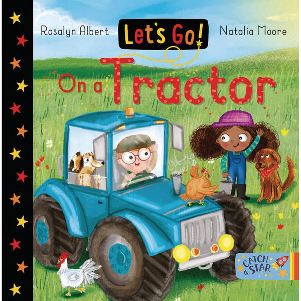 Let's Go On a Tractor Board Book-9781913639433-Pumpkin Pie Kids Canada