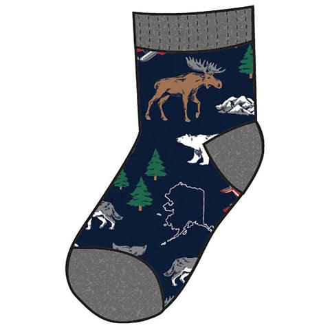 Little Blue House Crew Socks - Alaska-SO3ALAS001 S-Pumpkin Pie Kids Canada
