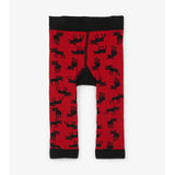 Little Blue House Tights - Moose-Pumpkin Pie Kids Canada