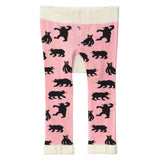 Little Blue House Tights - Pink Bear-Pumpkin Pie Kids Canada
