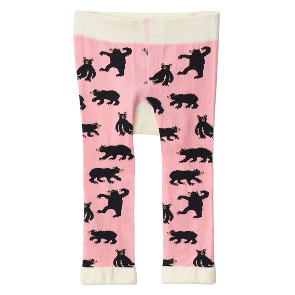 Little Blue House Tights - Pink Bear-Pumpkin Pie Kids Canada