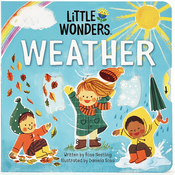 Little Wonders Weather Board Book-9781646388868-Pumpkin Pie Kids Canada