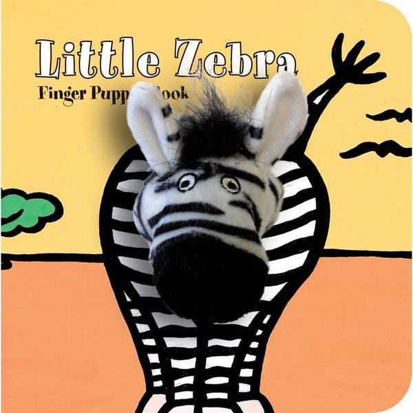 Little Zebra Finger Puppet Board Book-9781452112527-Pumpkin Pie Kids Canada