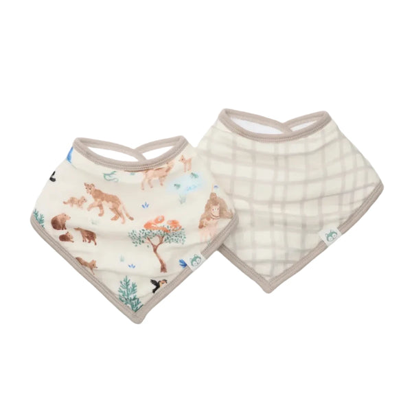 Loulou Lollipop Bandana Bib Set - Llama Adventure-BIBLLA-Pumpkin Pie Kids Canada