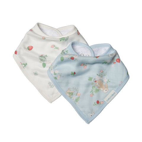 Loulou Lollipop Bandana Bib Set - Some Bunny Loves You-BIBSBL-Pumpkin Pie Kids Canada