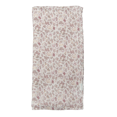 Loulou Lollipop Cotton Muslin Swaddle - Hedgehog Forest-SWHGF-Pumpkin Pie Kids Canada