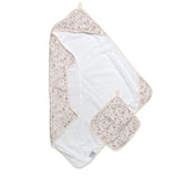 Loulou Lollipop Hooded Towel Set - Hegdehog Forest-Pumpkin Pie Kids Canada