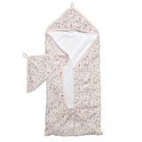 Loulou Lollipop Hooded Towel Set - Hegdehog Forest-Pumpkin Pie Kids Canada