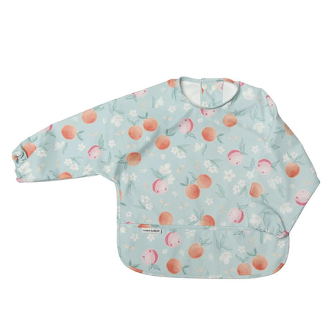 Loulou Lollipop Long Sleeved WP Bib - Peaches-Pumpkin Pie Kids Canada