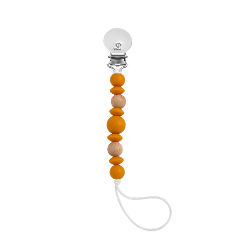 Loulou Lollipop Pacifier Clip - Luna Sunflower-Pumpkin Pie Kids Canada