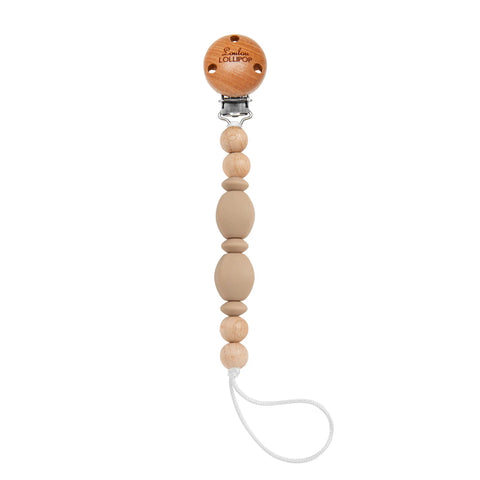 Loulou Lollipop Pacifier Clip - Soleil Clay-Pumpkin Pie Kids Canada