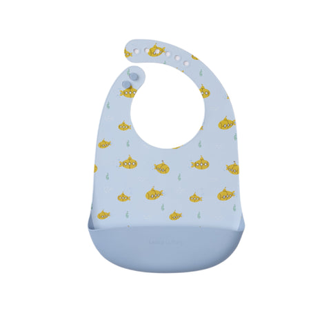 Loulou Lollipop Silicone Bib - Ocean Explorer-SILBIBOCX-Pumpkin Pie Kids Canada