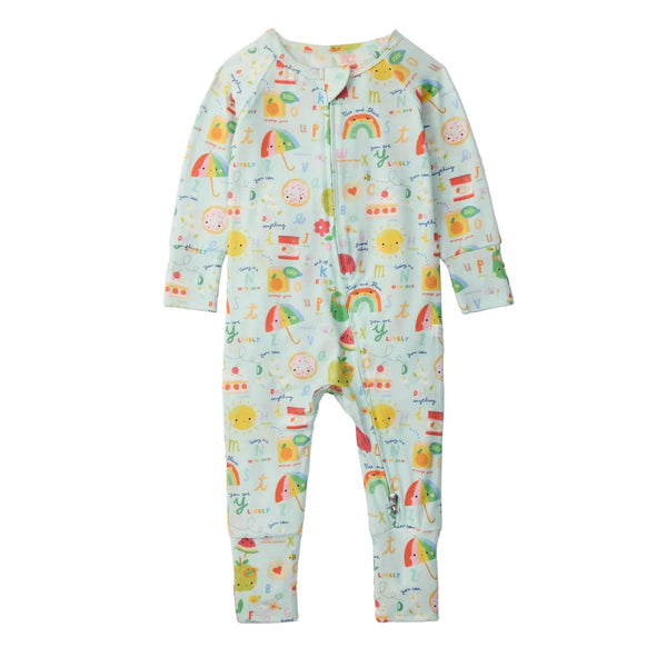 Loulou Lollipop Sleeper - Alphabet Smiles-BA1002U.APS.2-Pumpkin Pie Kids Canada