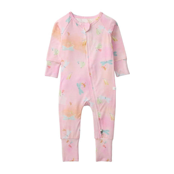Loulou Lollipop Sleeper - Dancing Dragonflies-BA1002U.DDF 1-Pumpkin Pie Kids Canada
