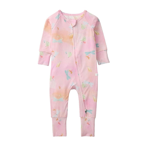 Loulou Lollipop Sleeper - Dancing Dragonflies-BA1002U.DDF 1-Pumpkin Pie Kids Canada