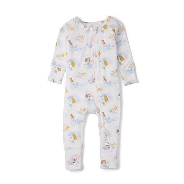 Loulou Lollipop Sleeper - Mermaids-BA1002U.MER.1-Pumpkin Pie Kids Canada